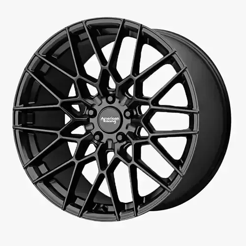 American Racing AR924 Crossfire Wheel Satin Black Low-poly 3D model