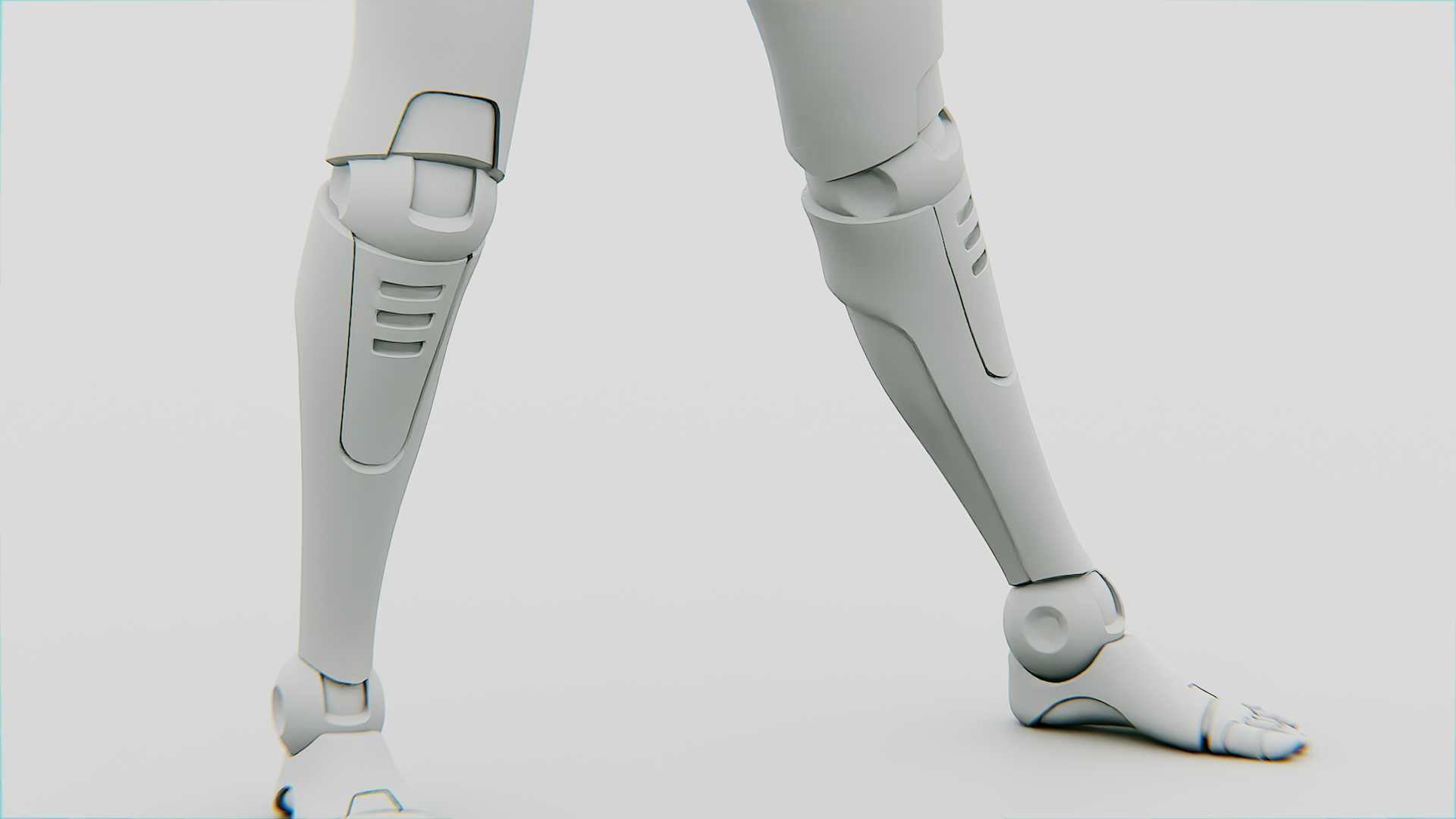 ANDROID OMEGA-C  RIGGED 3D model_33