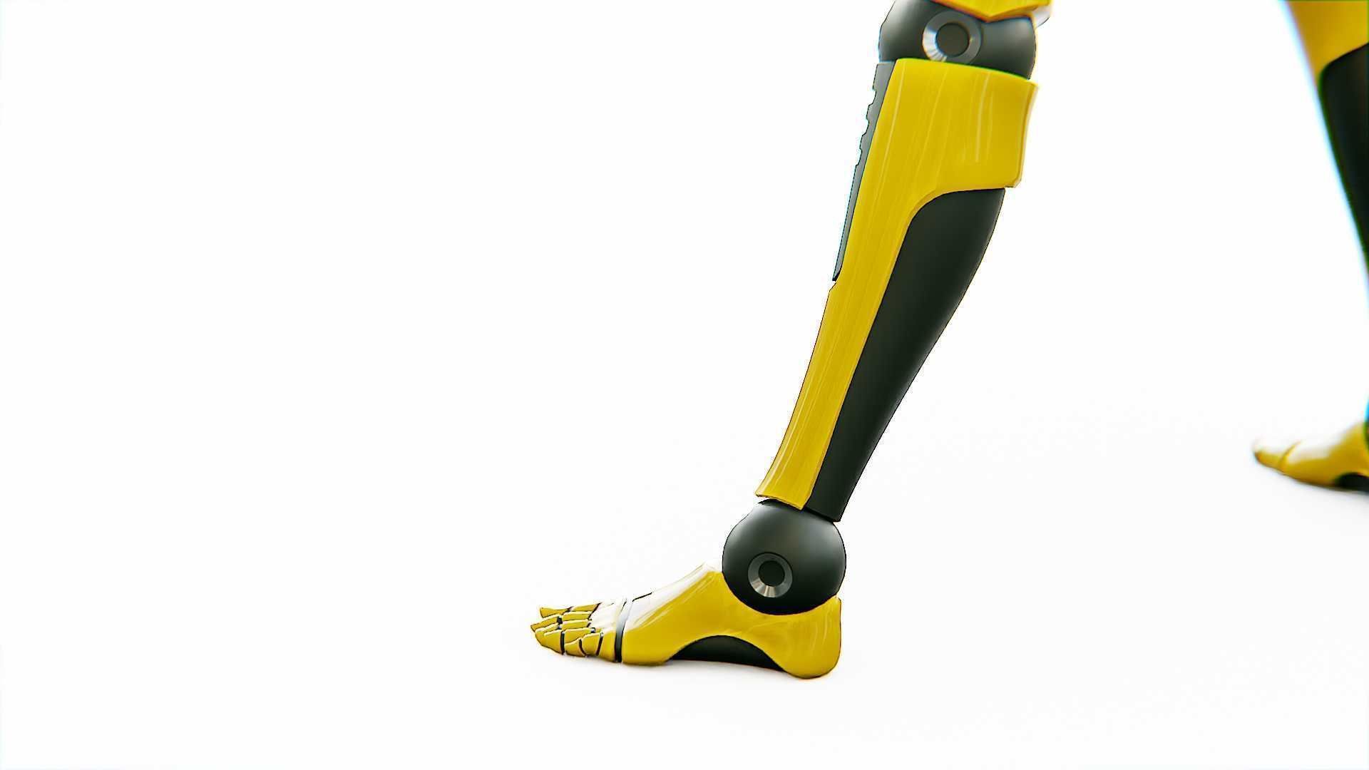 ANDROID OMEGA-C  RIGGED 3D model_20