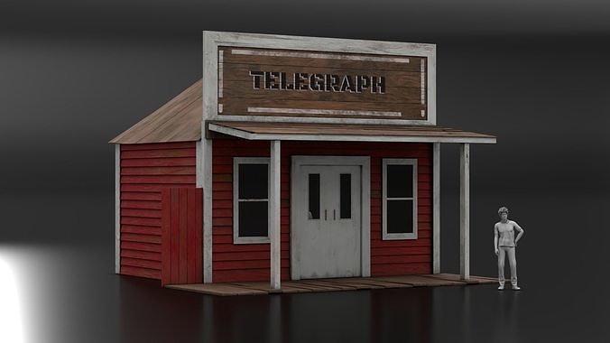 West Wild Home 13 Low-poly 3D model