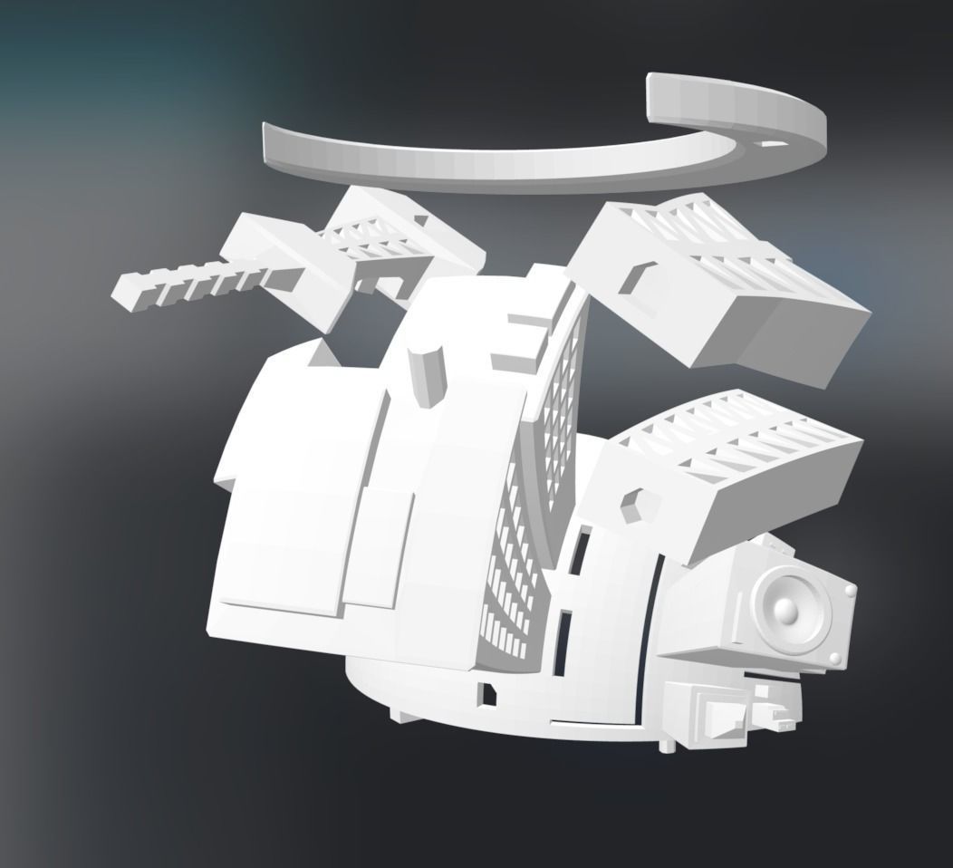 Hatsune Miku 3D print model_7