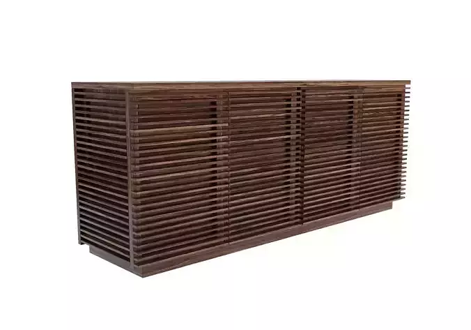 Folks Line Series Credenza Large 3D model