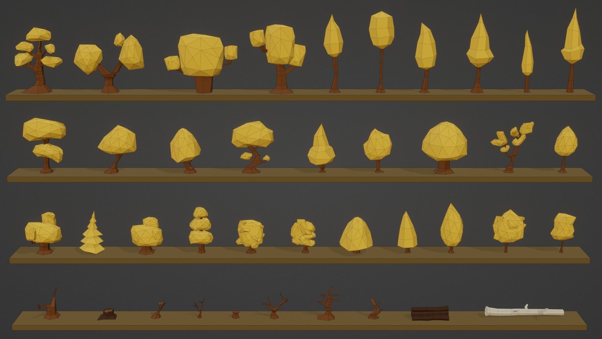 3D Low Poly Nature Pack Low-poly 3D model_20