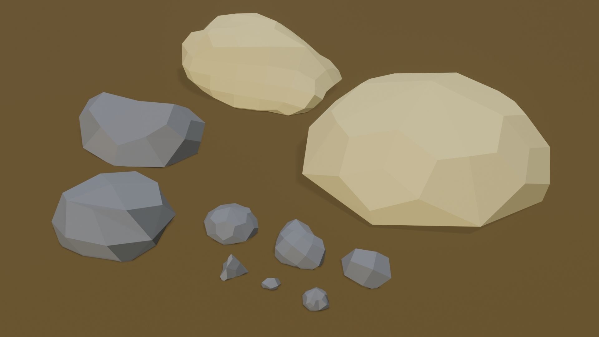 3D Low Poly Nature Pack Low-poly 3D model_9
