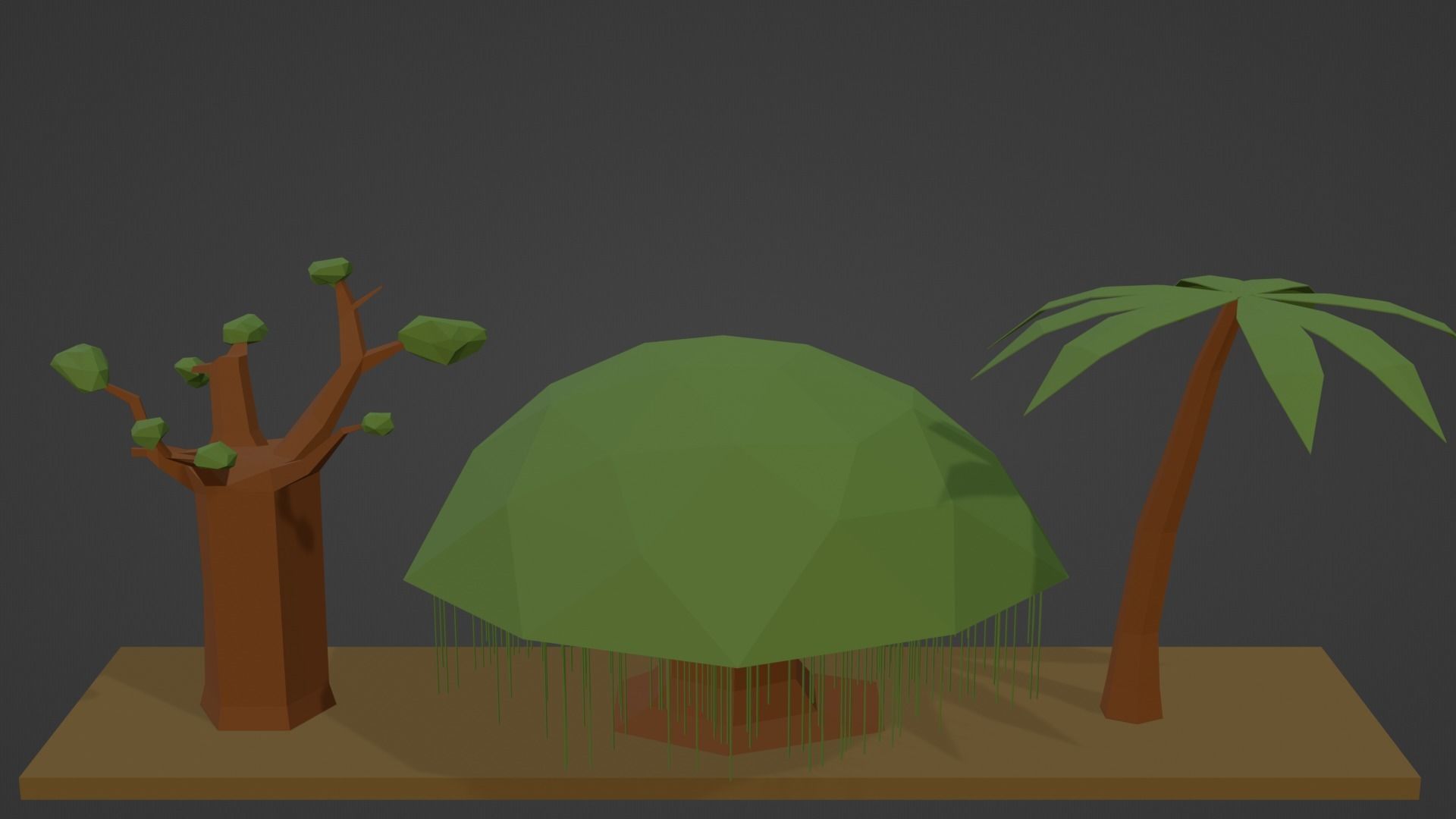 3D Low Poly Nature Pack Low-poly 3D model_3