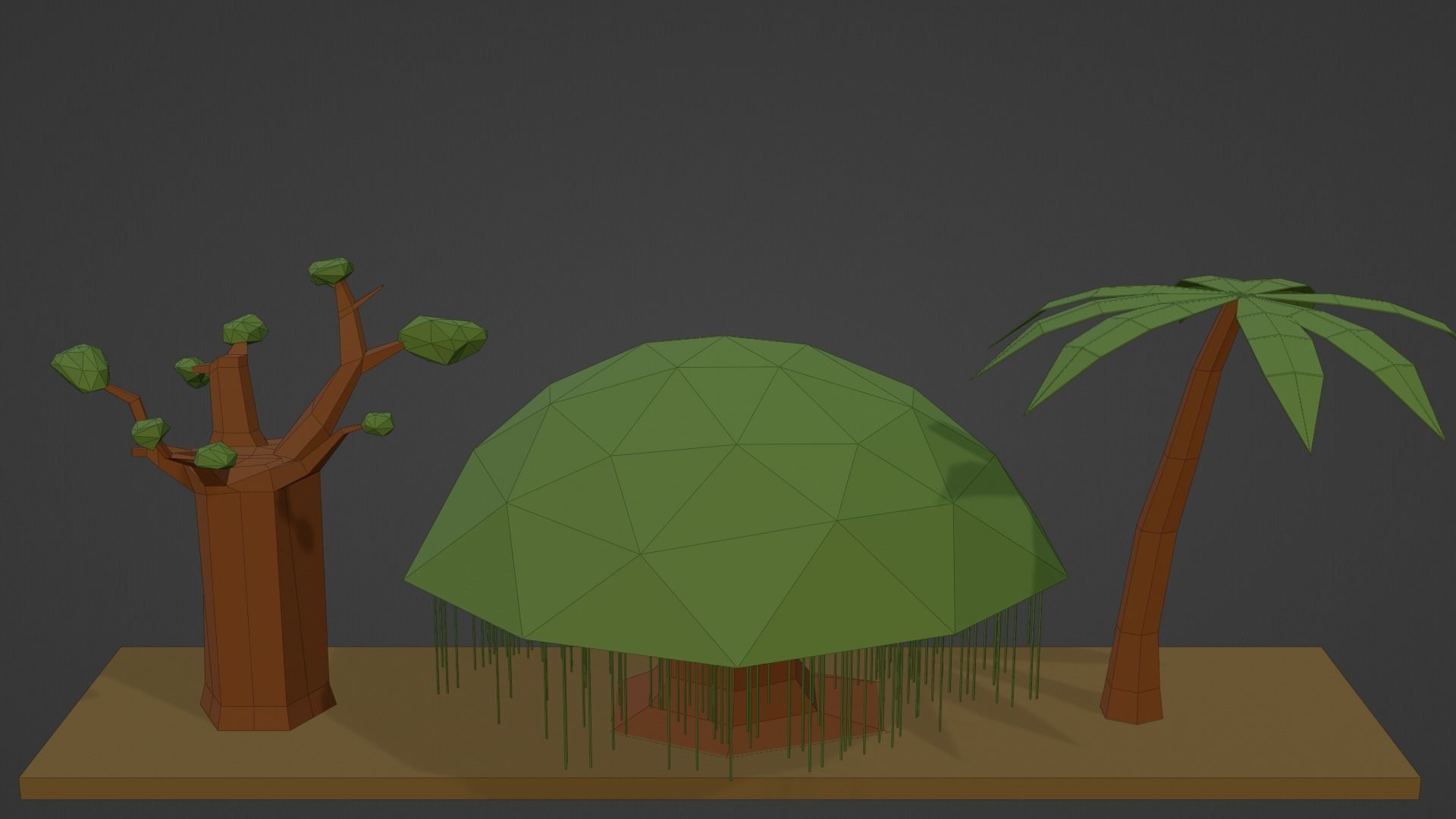 3D Low Poly Nature Pack Low-poly 3D model_21