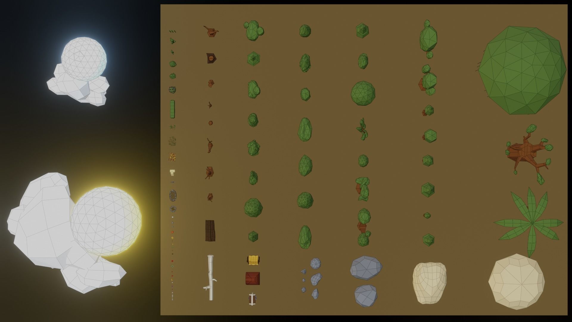 3D Low Poly Nature Pack Low-poly 3D model_23