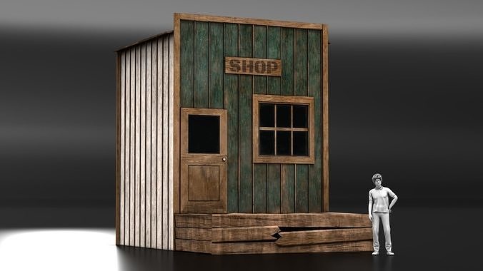 West Wild Home 14 Low-poly 3D model