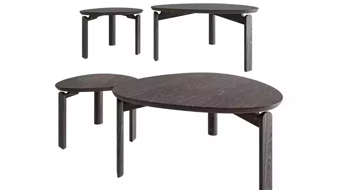 Meet wood coffee table