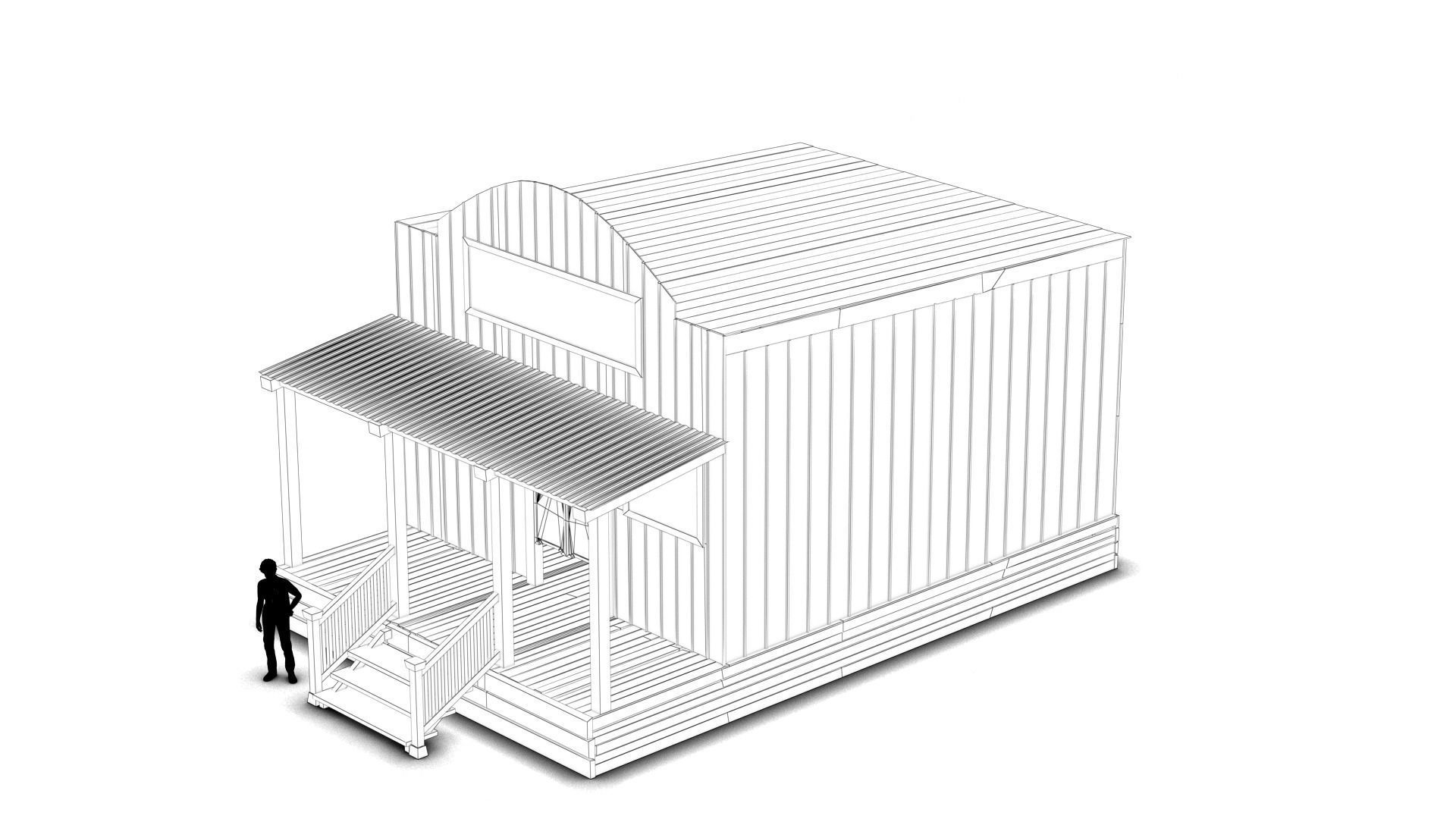 West Wild Home 15 Low-poly 3D model_11