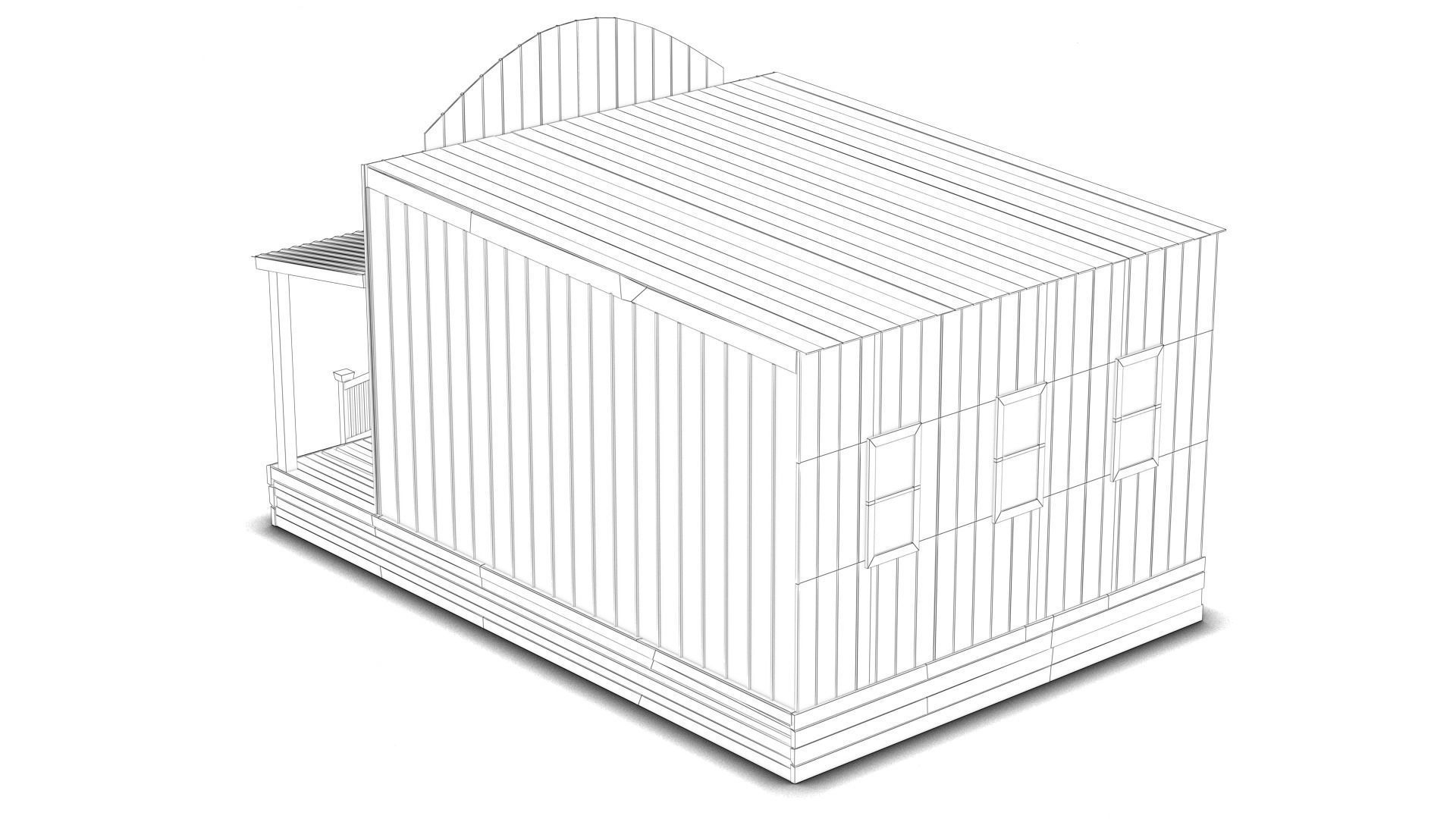 West Wild Home 15 Low-poly 3D model_10