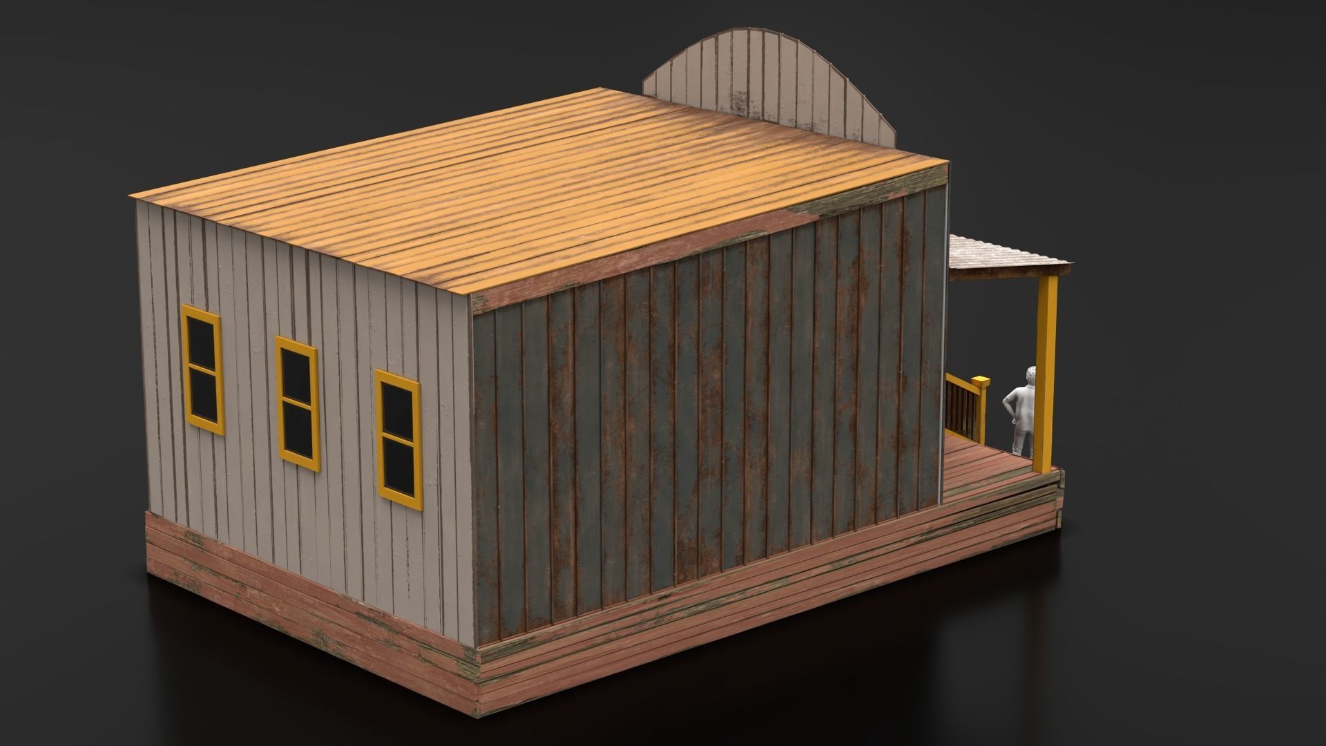 West Wild Home 15 Low-poly 3D model_3
