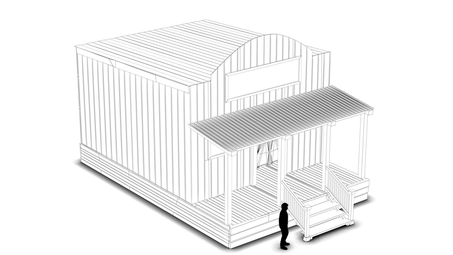 West Wild Home 15 Low-poly 3D model_8