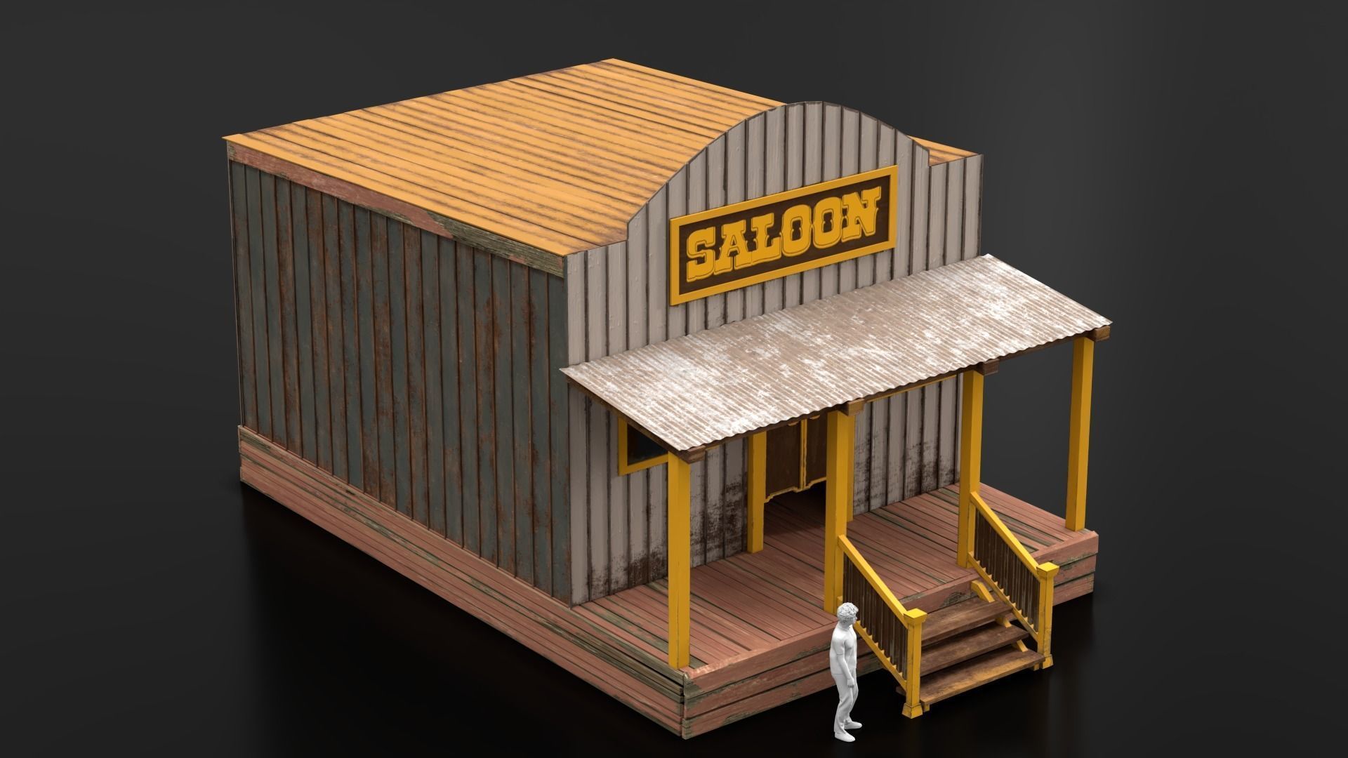 West Wild Home 15 Low-poly 3D model_2