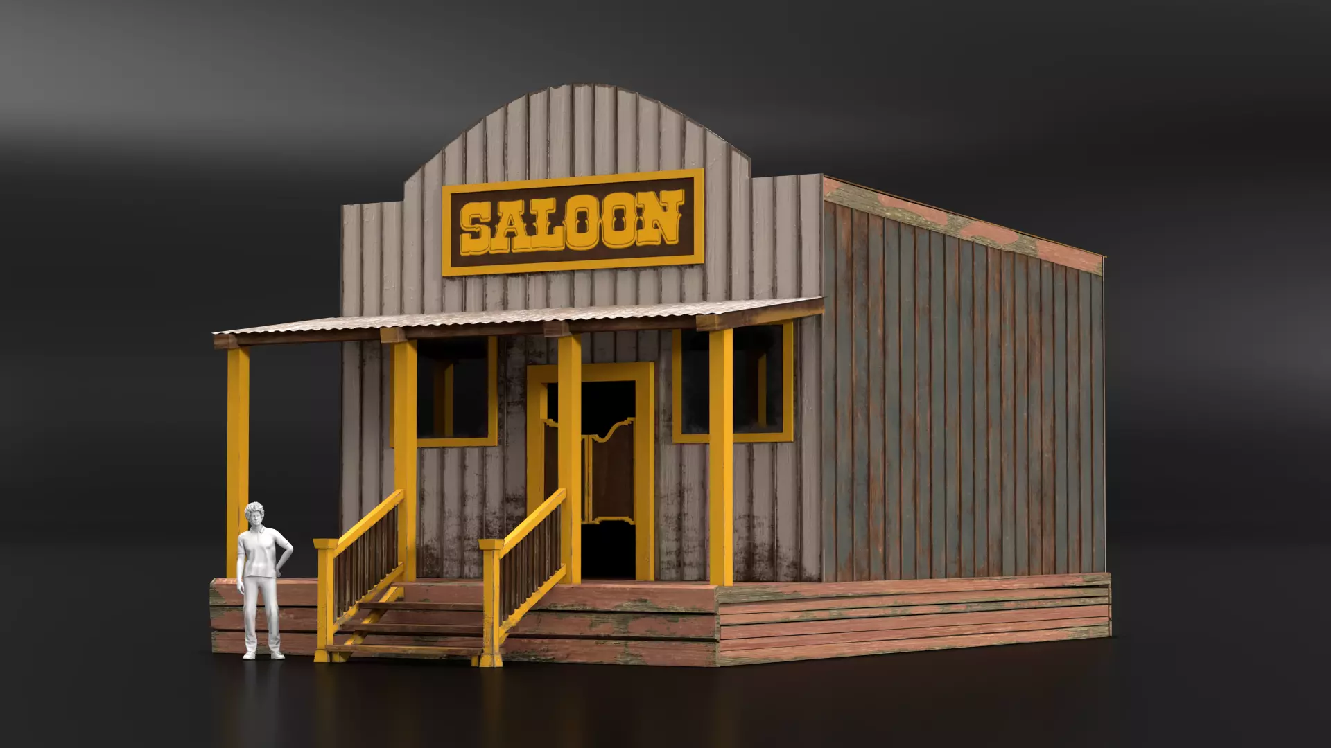 West Wild Home 15 Low-poly 3D model_0