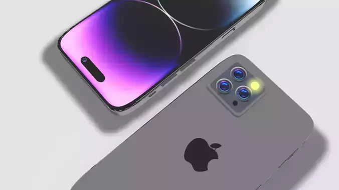 Iphone 14 Pro Max Low-poly 3D model