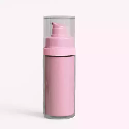 Cosmetic pump bottle Low-poly 3D model