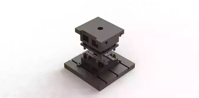Estampo de Corte Progressivo Progressive Cut Stamp 3D model