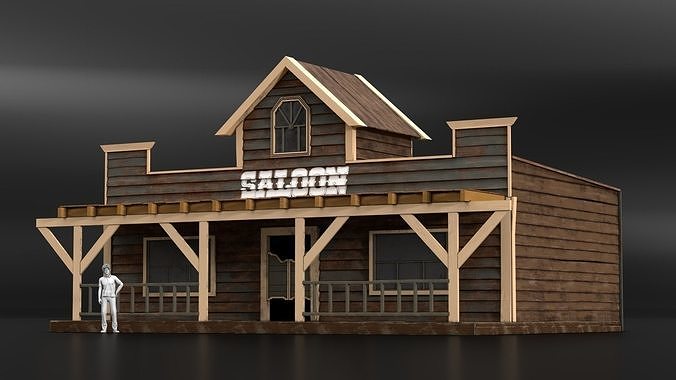 West Wild Home 20 Low-poly 3D model
