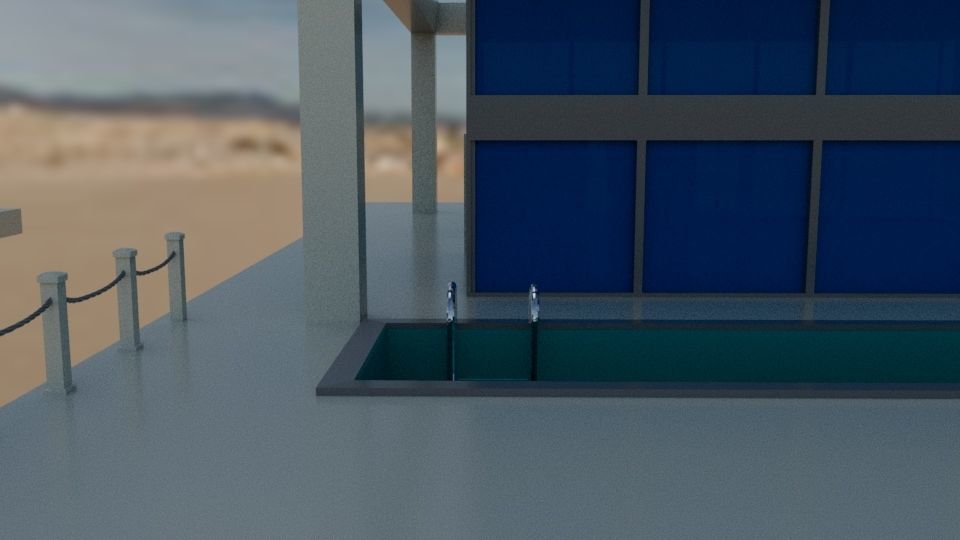 NURAI Islands Water and Beach Villa Beach and Pool House 3D model_1