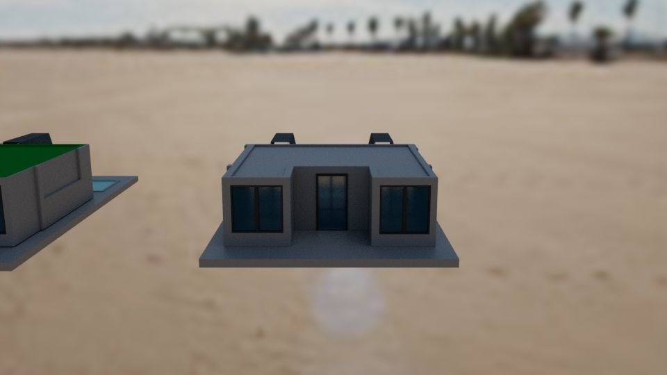 NURAI Islands Water and Beach Villa Beach and Pool House 3D model_9