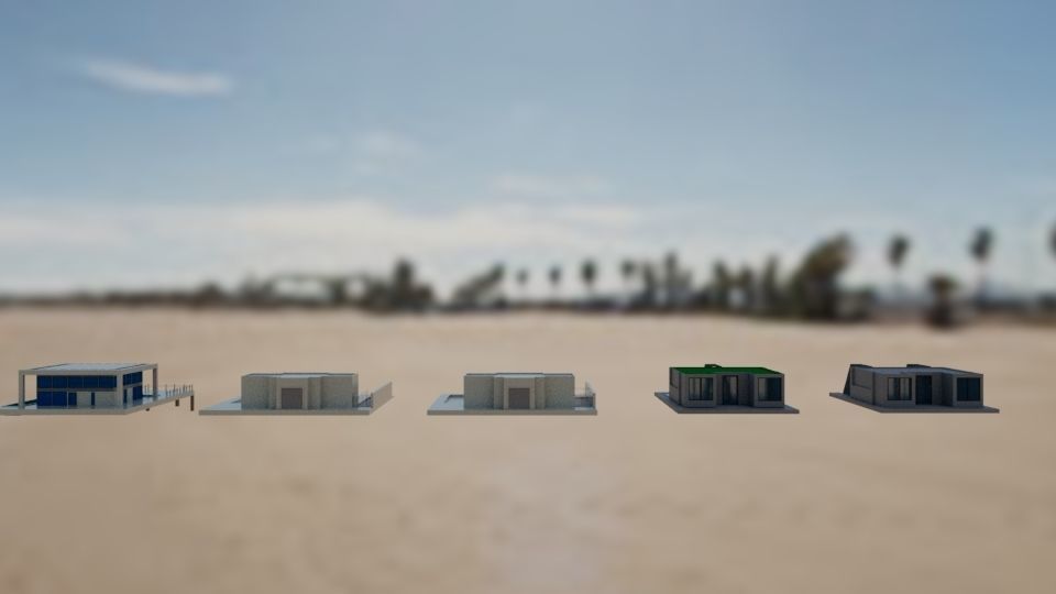 NURAI Islands Water and Beach Villa Beach and Pool House 3D model_6