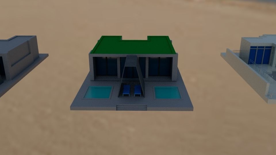 NURAI Islands Water and Beach Villa Beach and Pool House 3D model_12