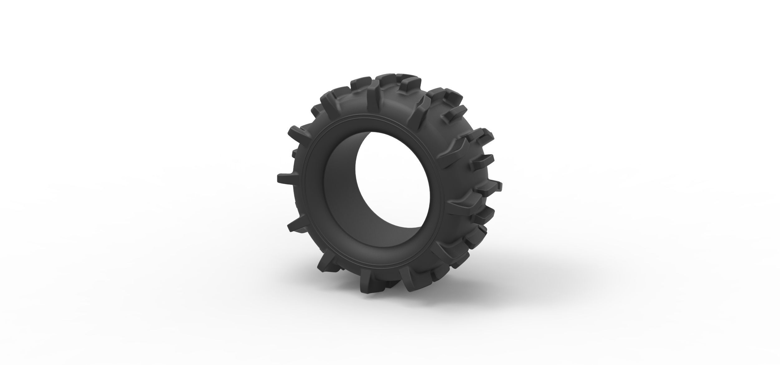 Offroad tire 84 Scale 1 to 25 3D print model_6
