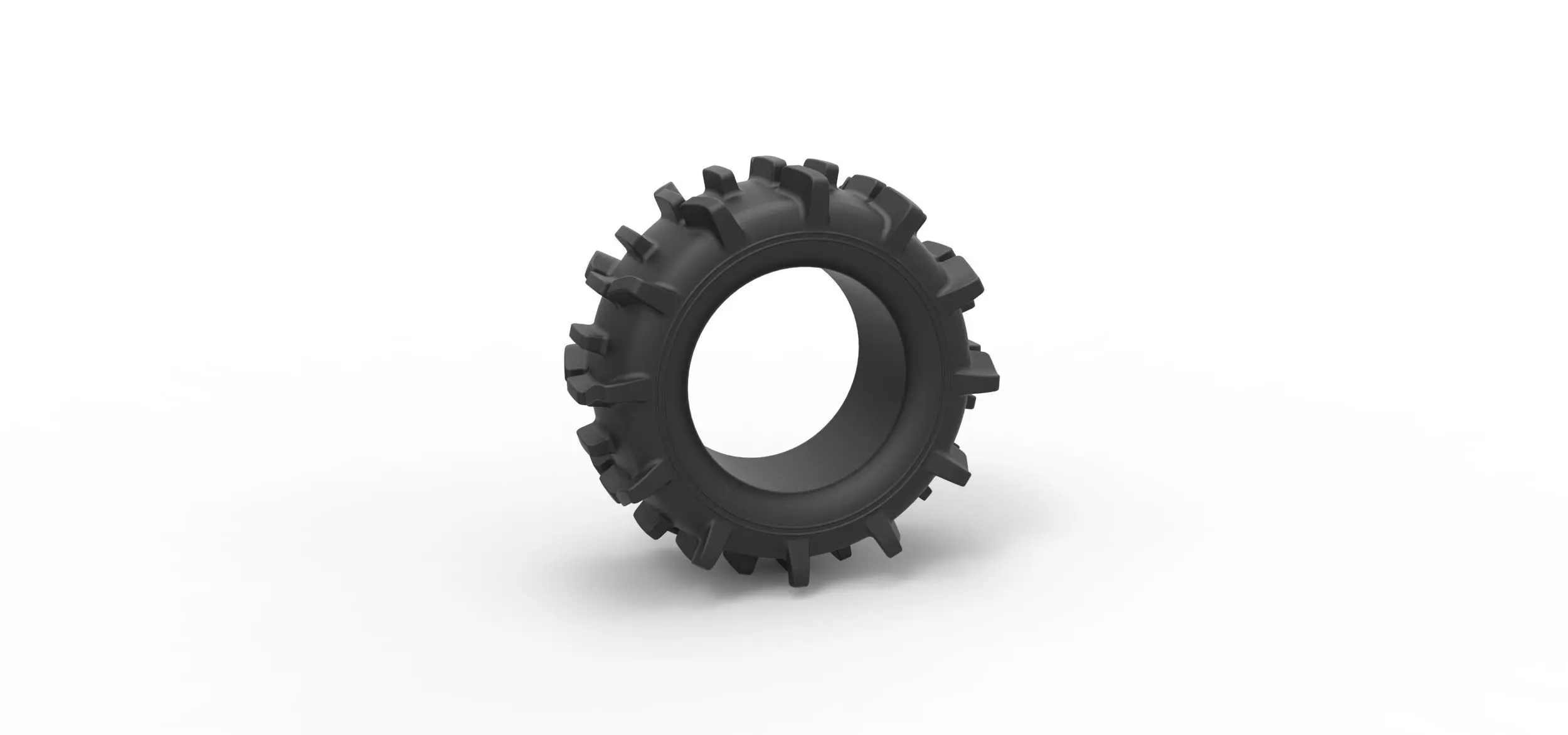 Offroad tire 84 Scale 1 to 25 3D print model_0