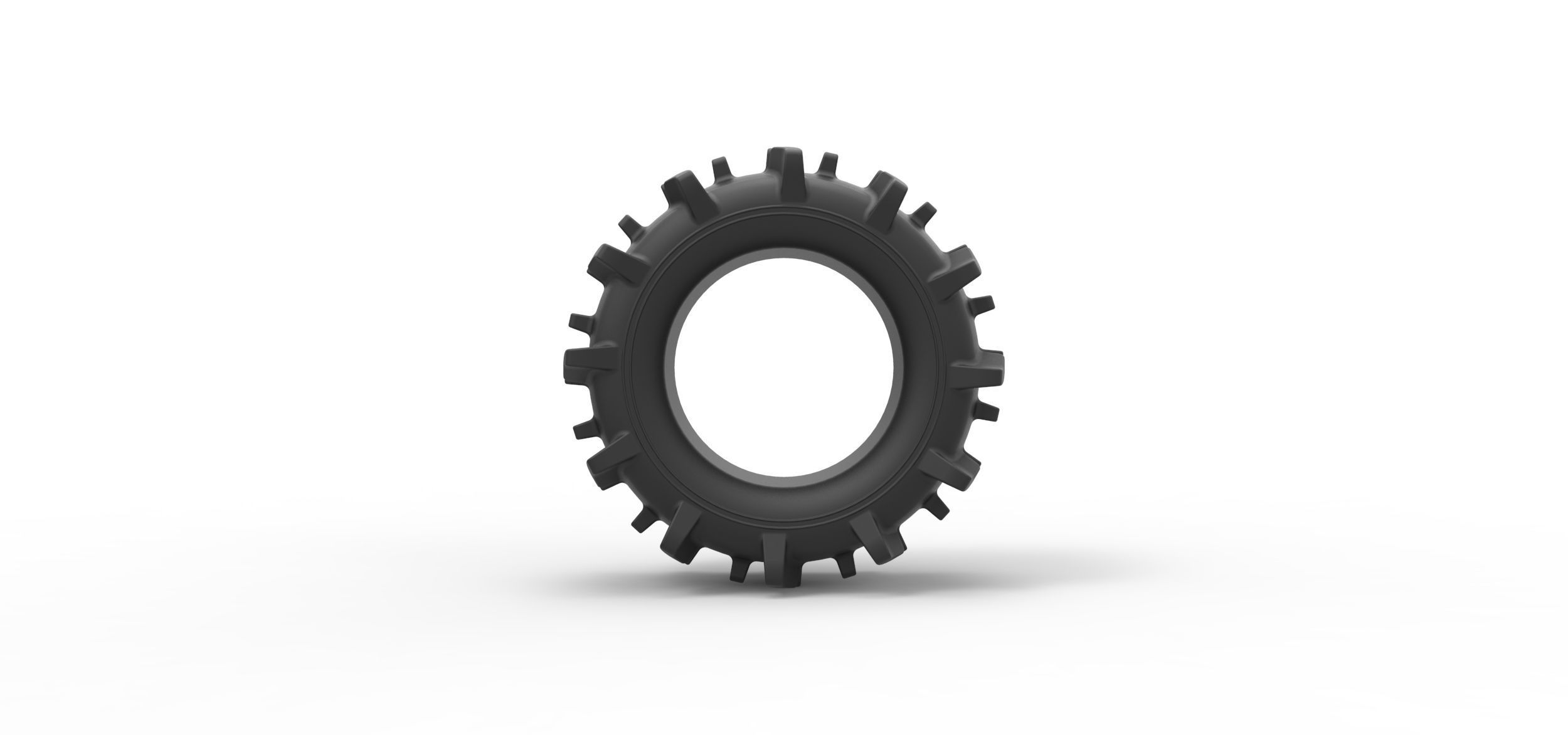 Offroad tire 84 Scale 1 to 25 3D print model_4
