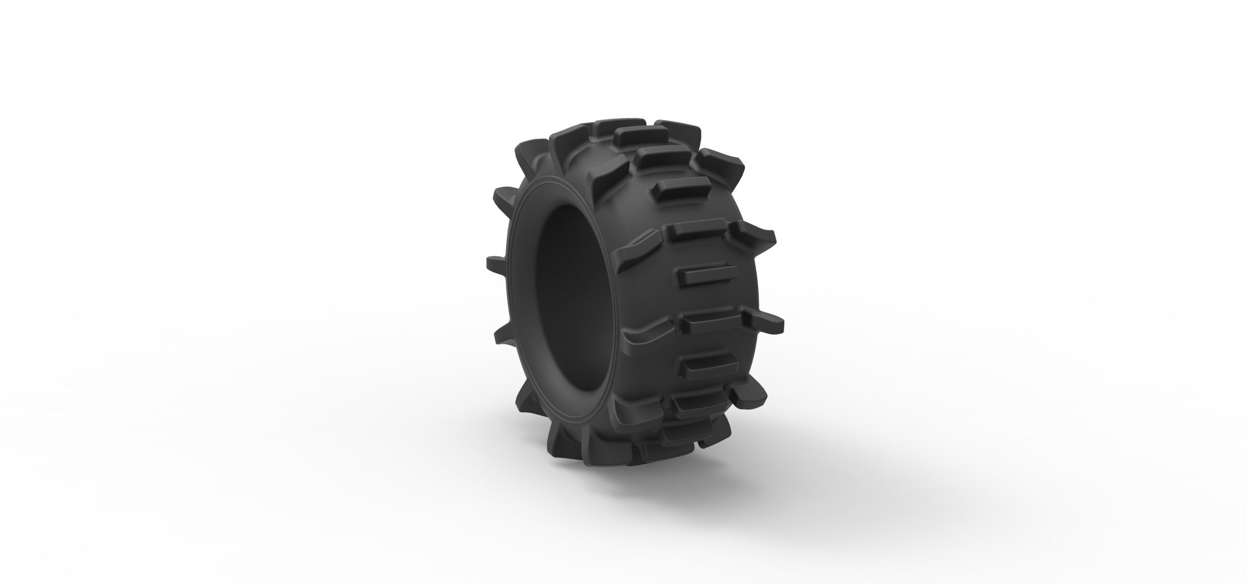 Offroad tire 84 Scale 1 to 25 3D print model_7