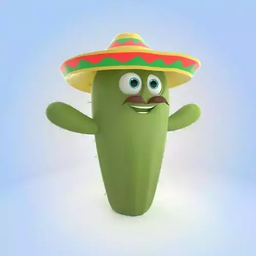 Cactus With Hat