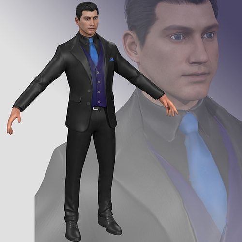 Business Man 3D model