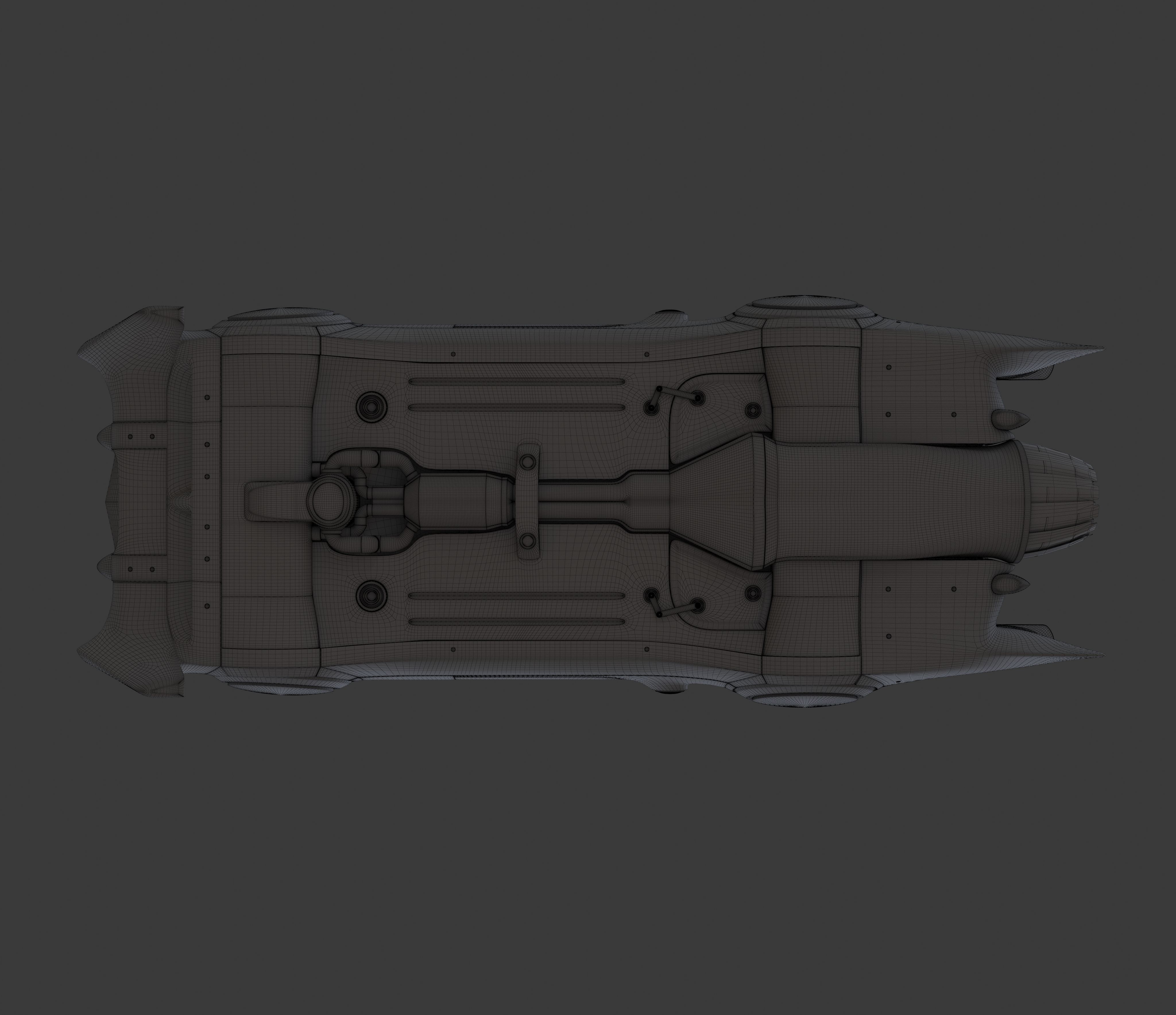 Futuristic flying car 3 3D model_28