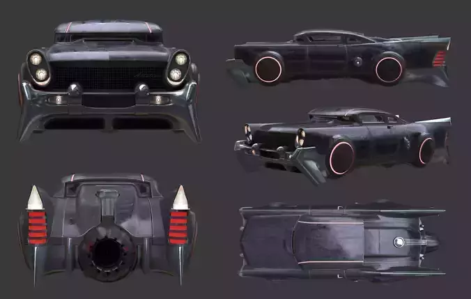 Futuristic flying car 3 3D model Futuristic flying car 3 3D model