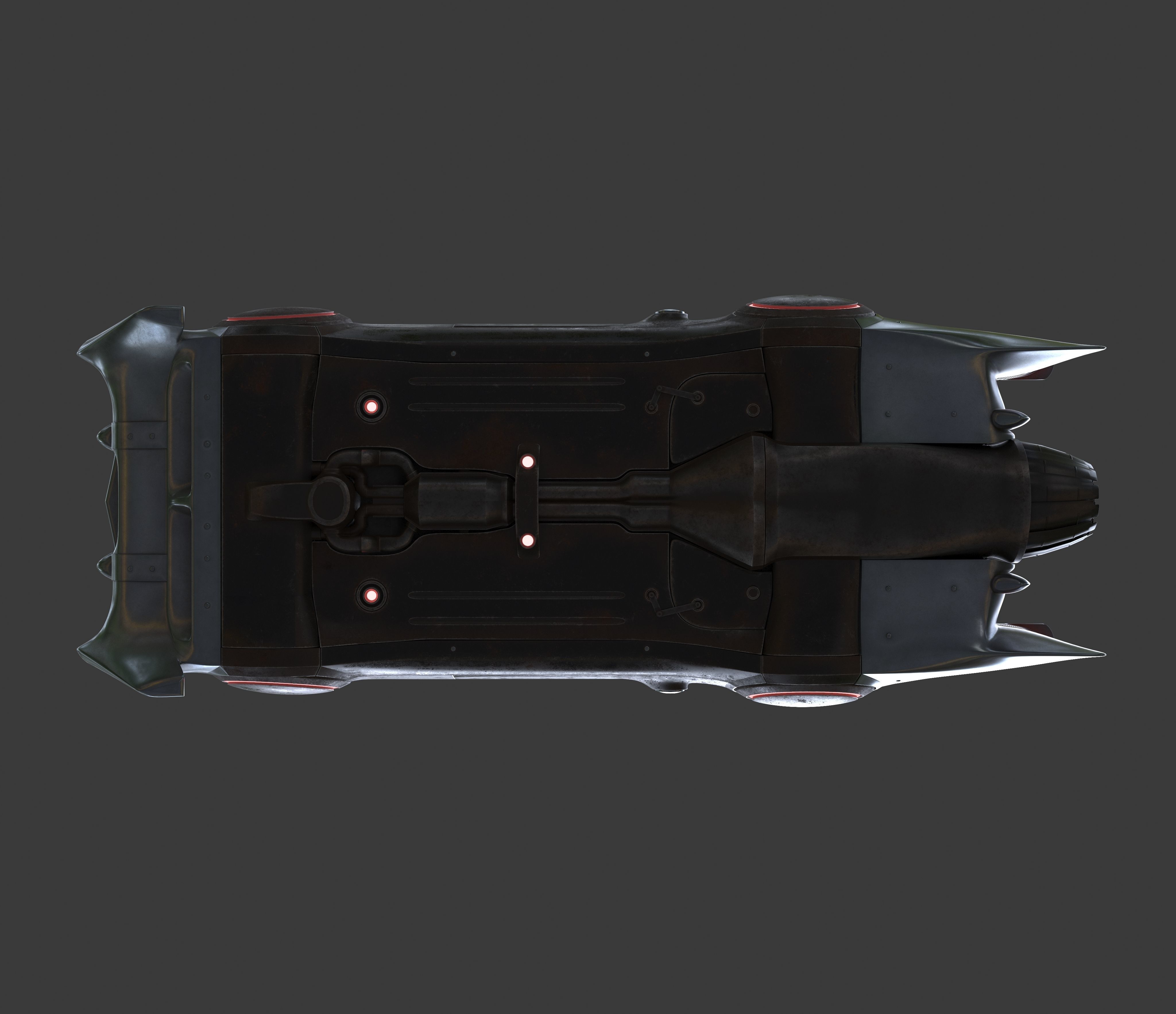 Futuristic flying car 3 3D model_27