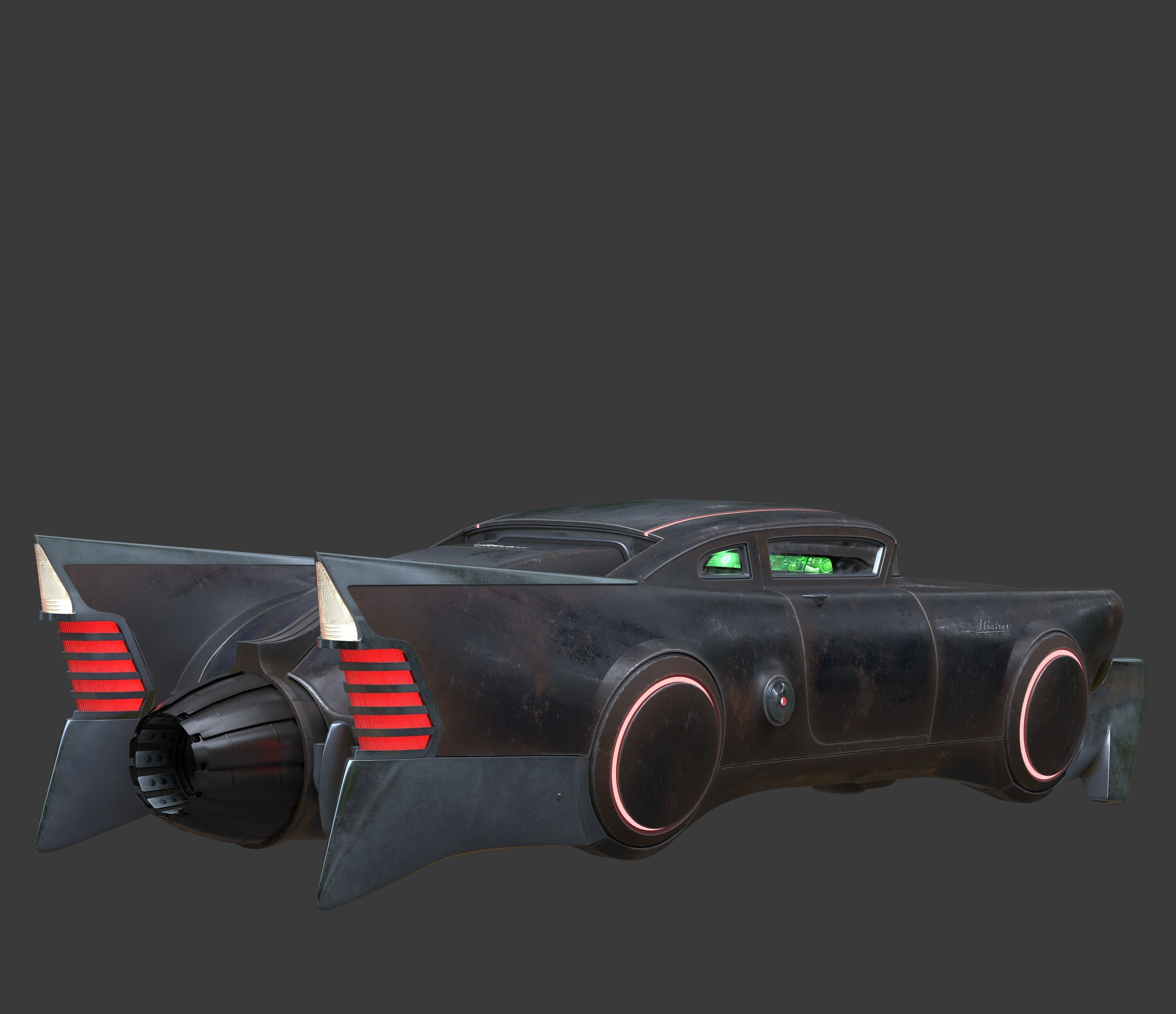 Futuristic flying car 3 3D model_19