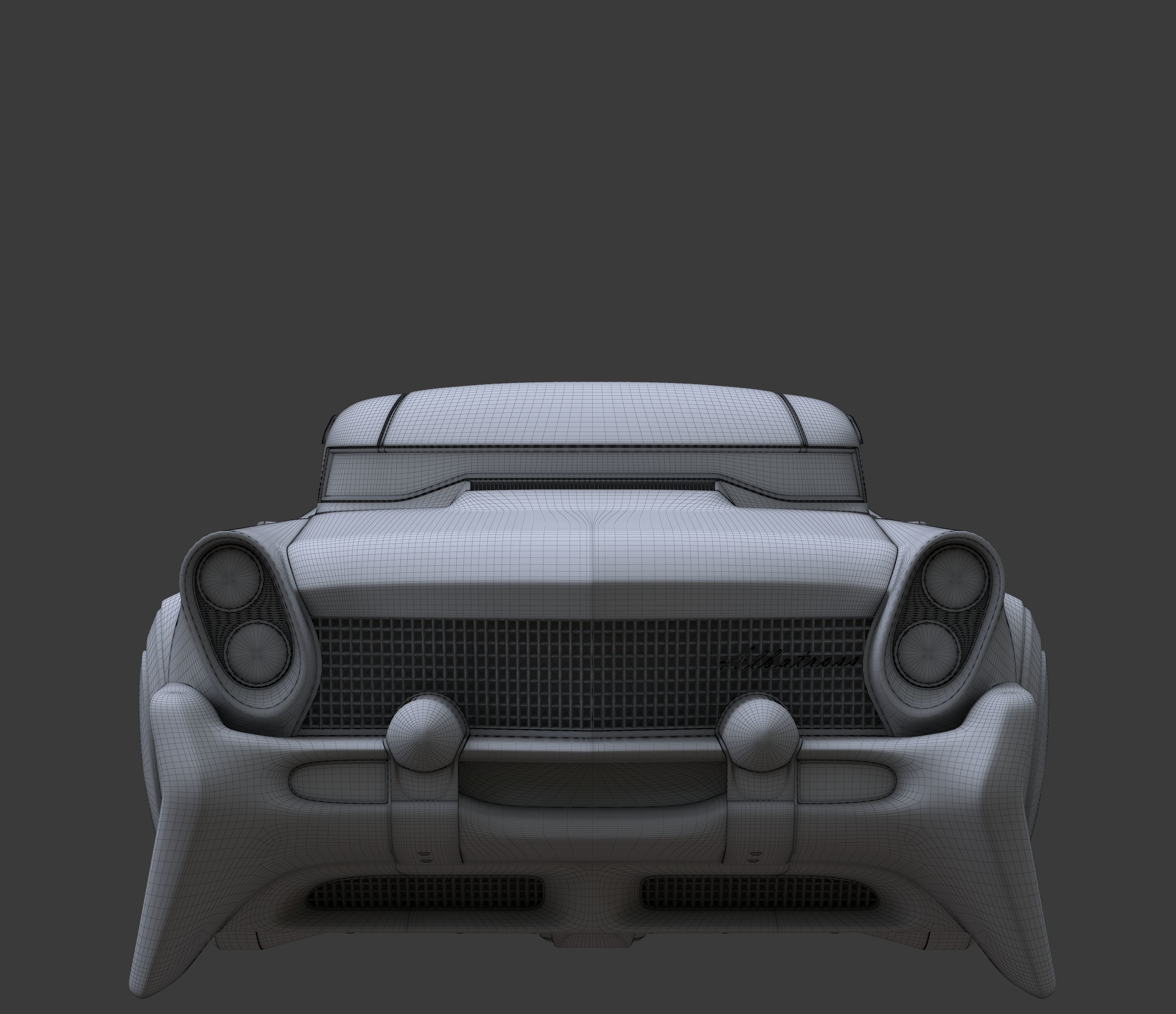 Futuristic flying car 3 3D model_24