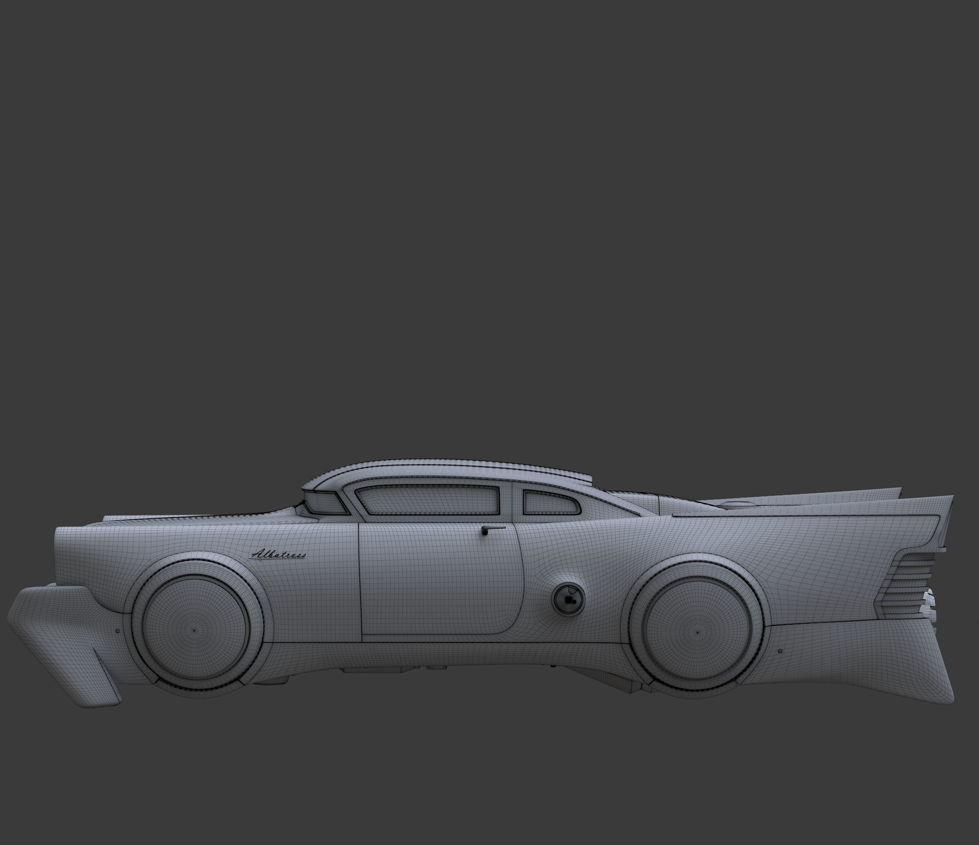 Futuristic flying car 3 3D model_18