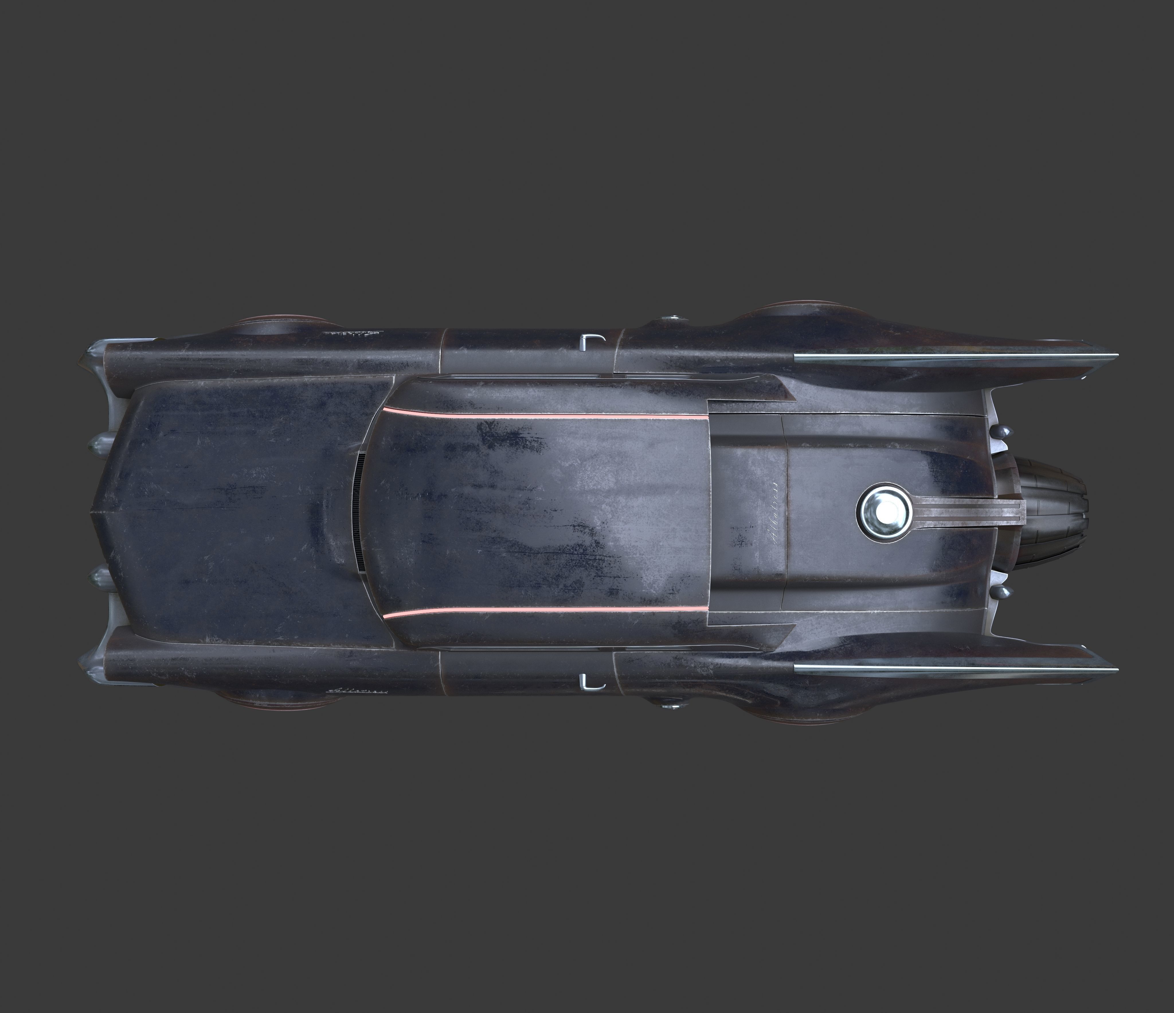 Futuristic flying car 3 3D model_25