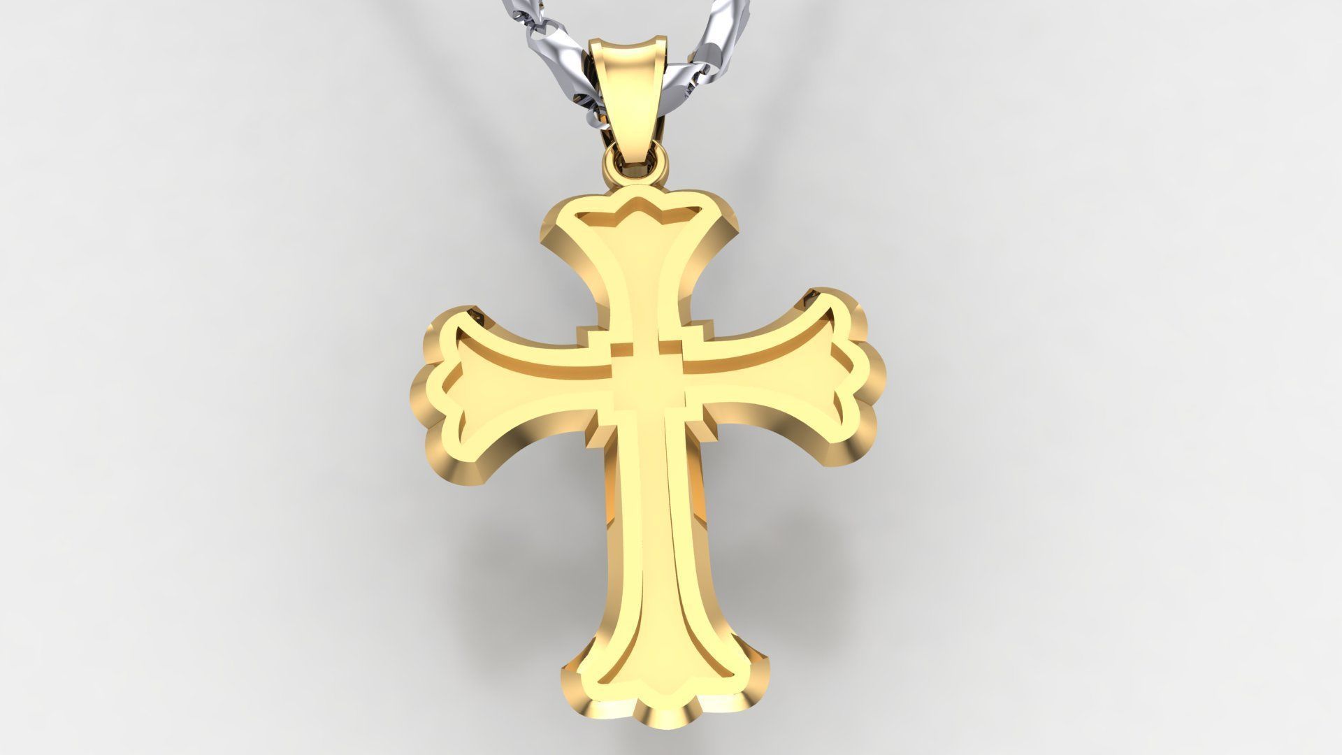 Jesus Cross D33 3D print model_4