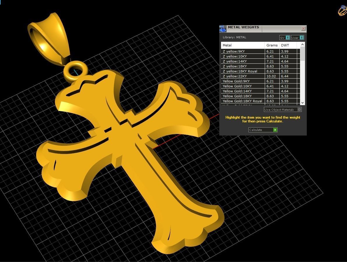 Jesus Cross D33 3D print model_1