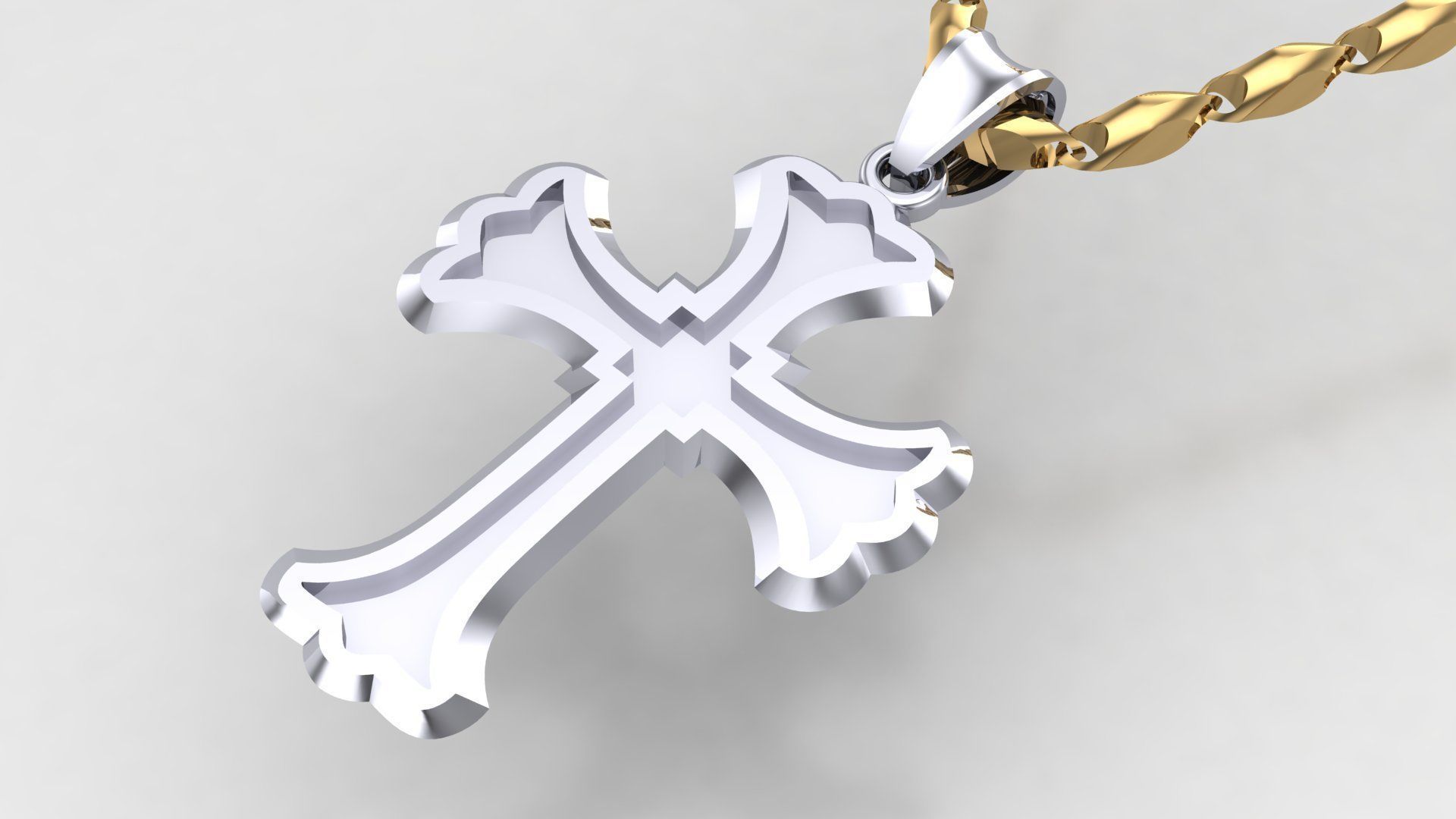 Jesus Cross D33 3D print model_6