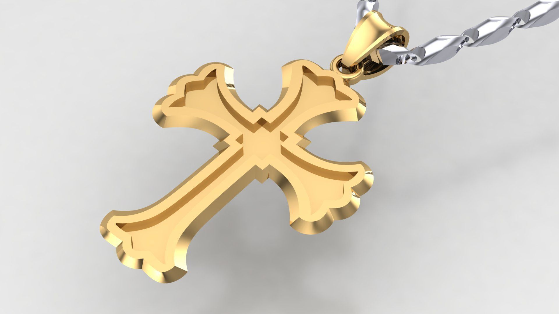 Jesus Cross D33 3D print model_5