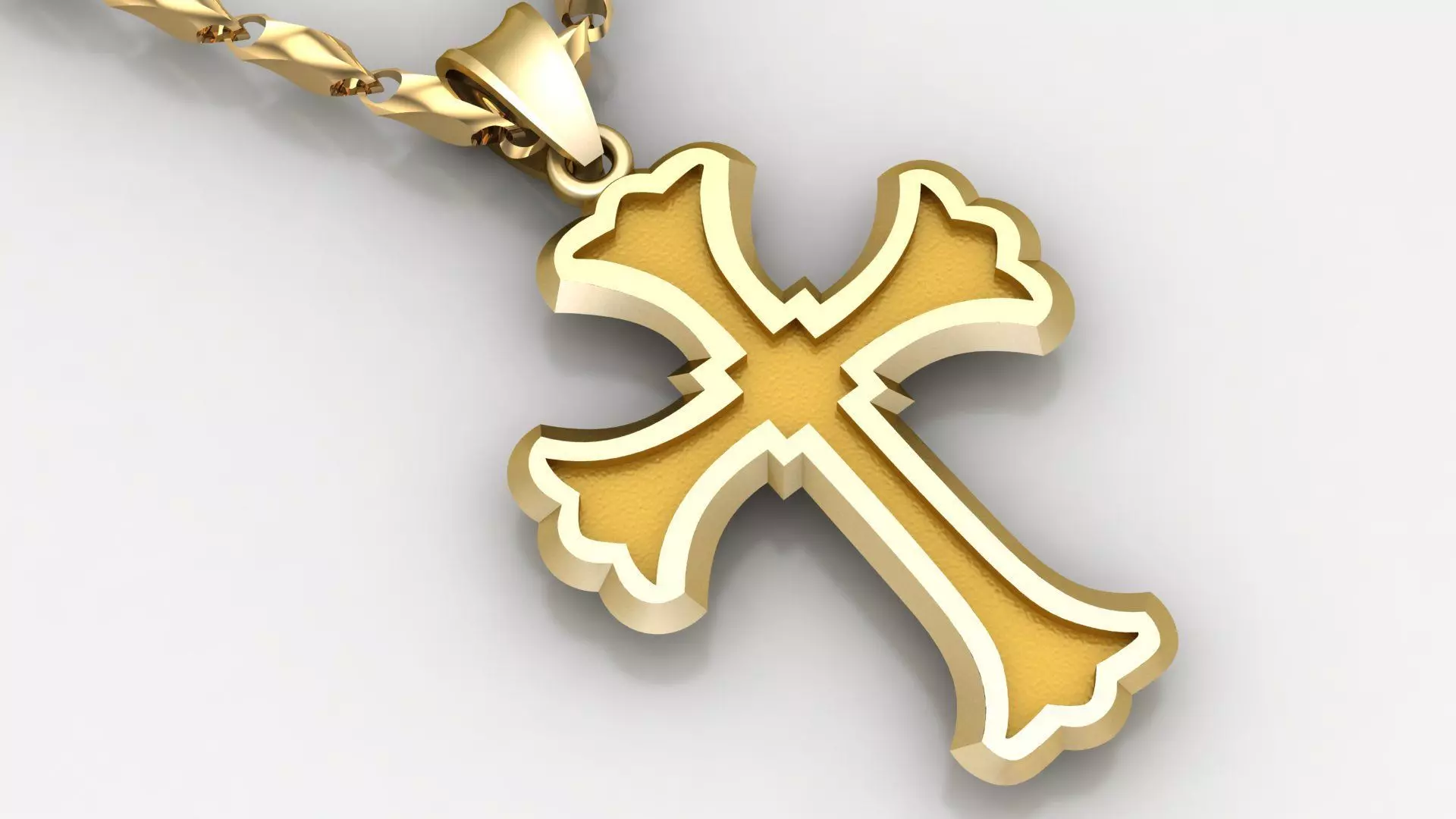 Jesus Cross D33 3D print model_0