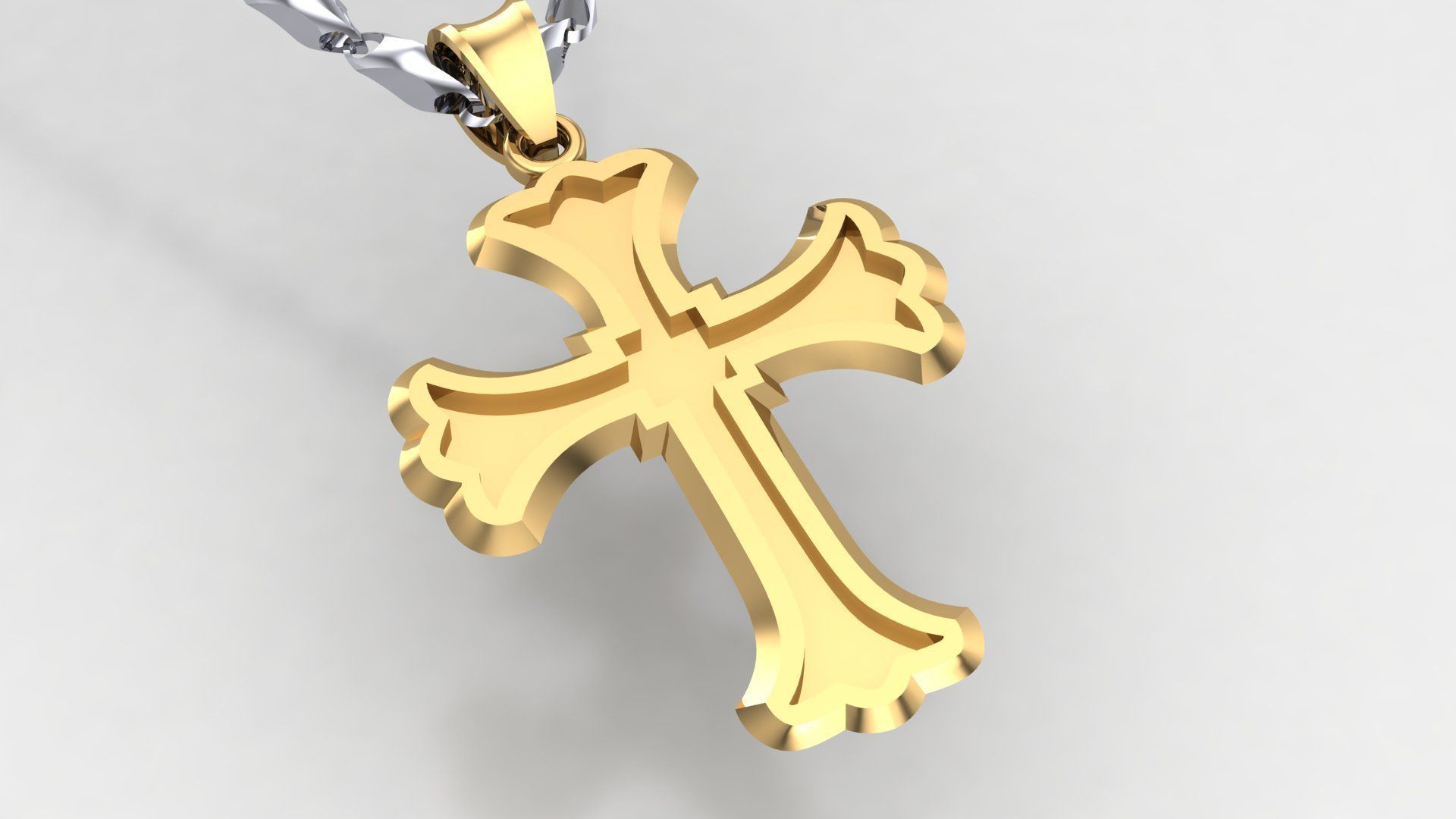 Jesus Cross D33 3D print model_3