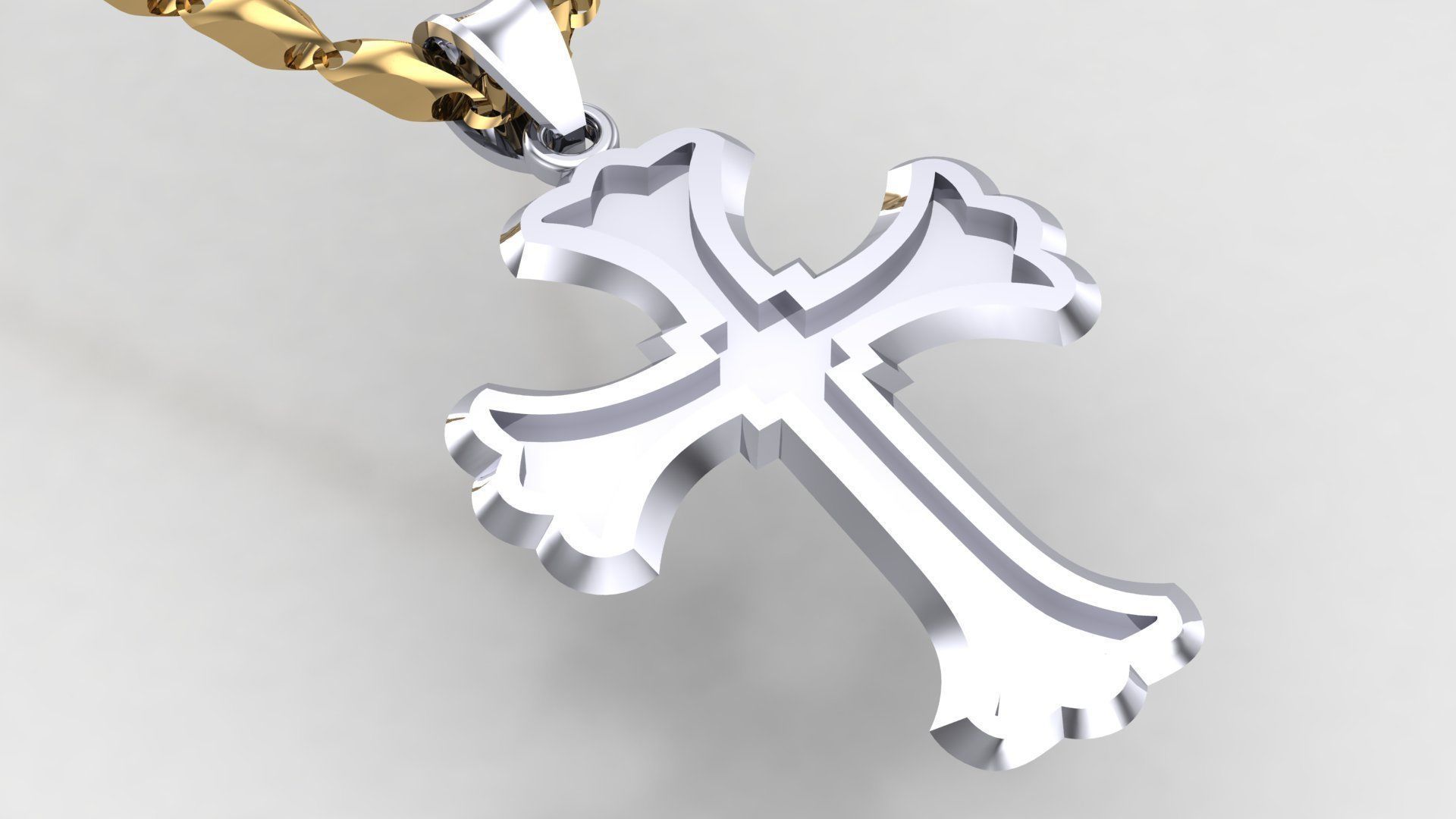 Jesus Cross D33 3D print model_7