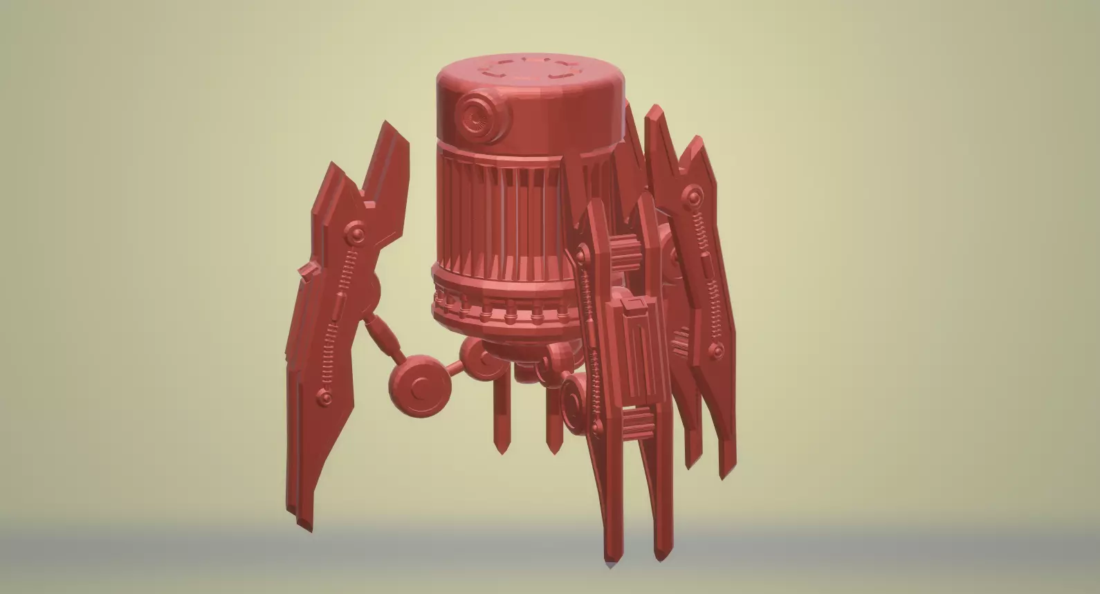 MG2-082023 Concept Mech 3D print model_0
