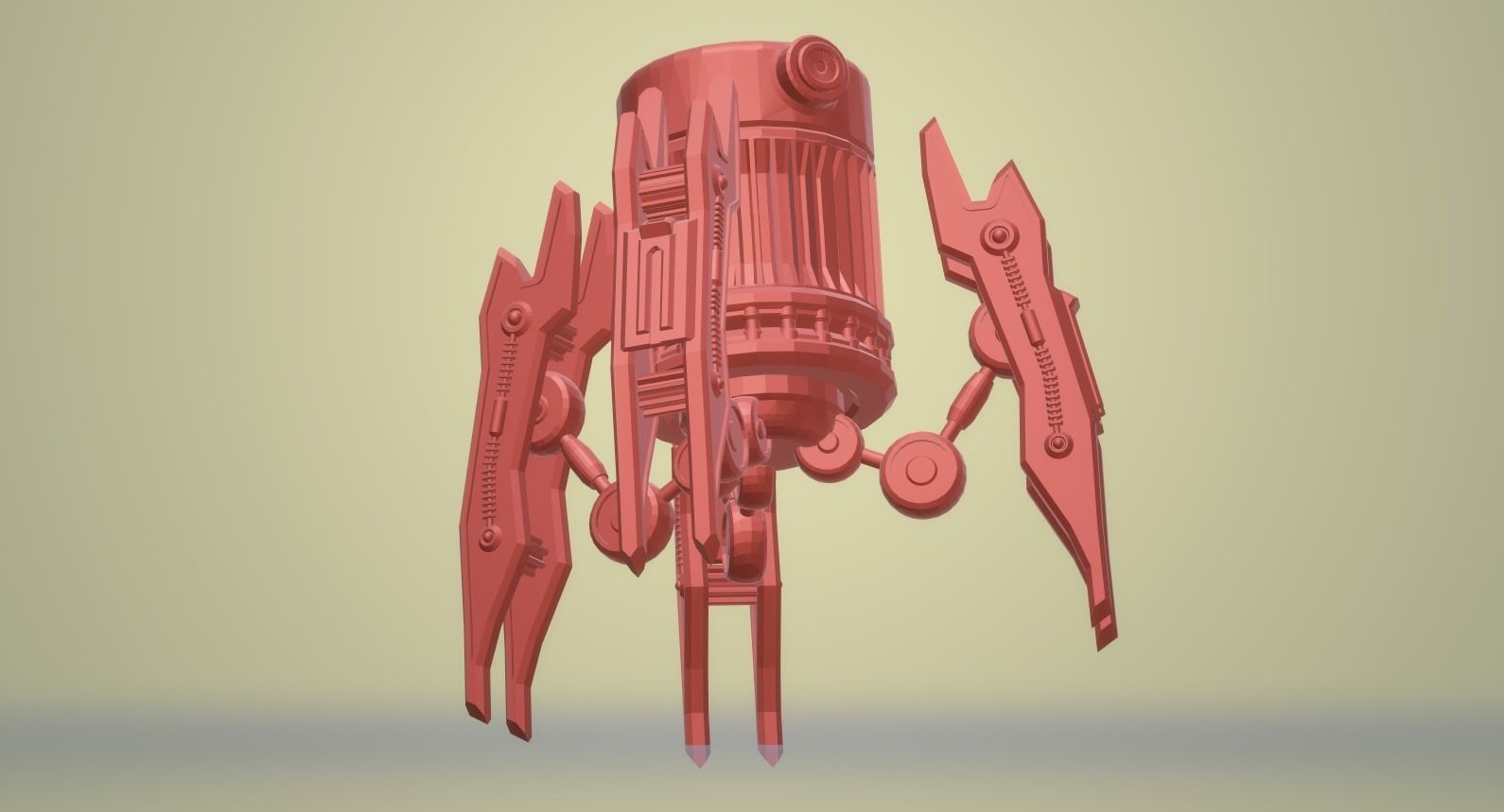 MG2-082023 Concept Mech 3D print model_6