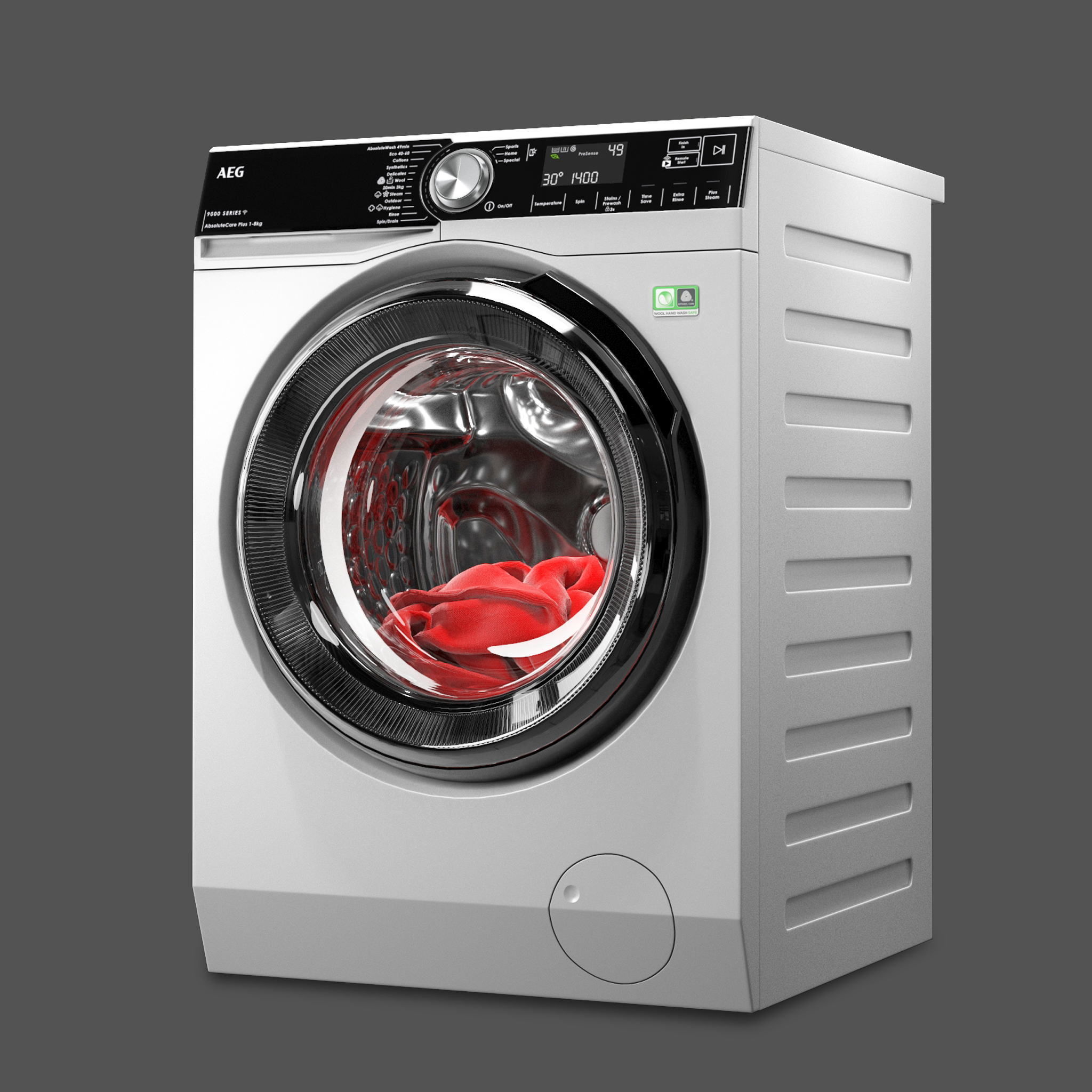 AEG Laundry Set 3D model_8